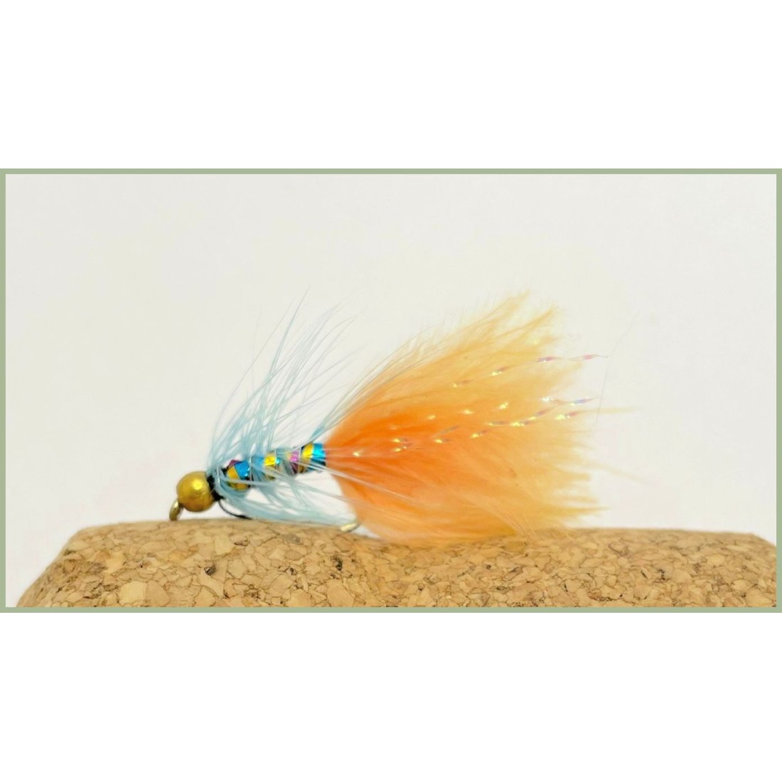 Chewing Gum Worms, Trout Flies, 6 Per Pack Orange Size 10, Fishing - Foto 10